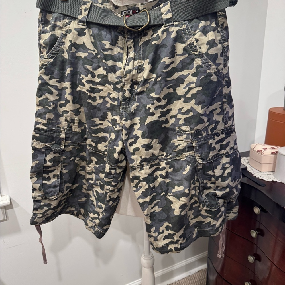 Camouflage Cargo Shorts